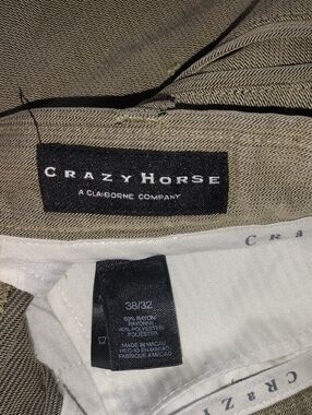Liz Claiborne Crazy Horse Men's Tan Chinos